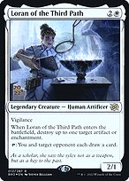 Magic the Gathering Card - Loran of the Third Path - MTG Circle