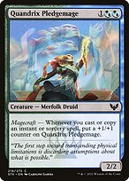 Magic the Gathering Card - Quandrix Pledgemage - MTG Circle