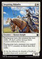 Magic the Gathering Card - Inspiring Paladin - MTG Circle