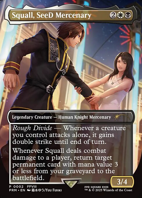Magic the Gathering Card - Squall, SeeD Mercenary - MTG Circle