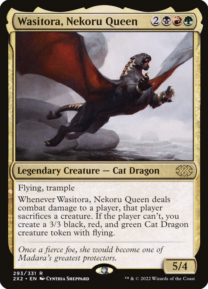 Magic the Gathering Card - Wasitora, Nekoru Queen - MTG Circle