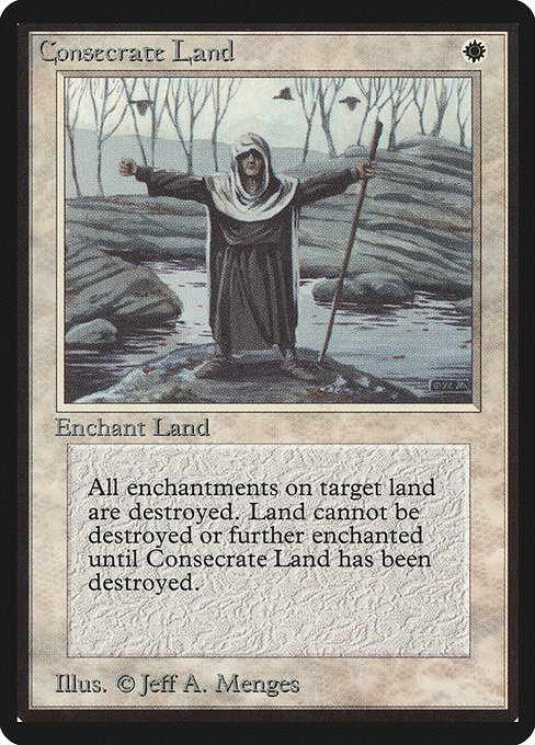 Magic the Gathering Card - Consecrate Land - MTG Circle