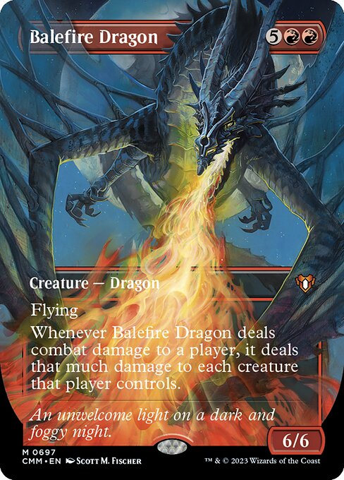 Magic the Gathering Card - Balefire Dragon - MTG Circle