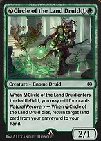 Magic the Gathering Card - A-Circle of the Land Druid - MTG Circle