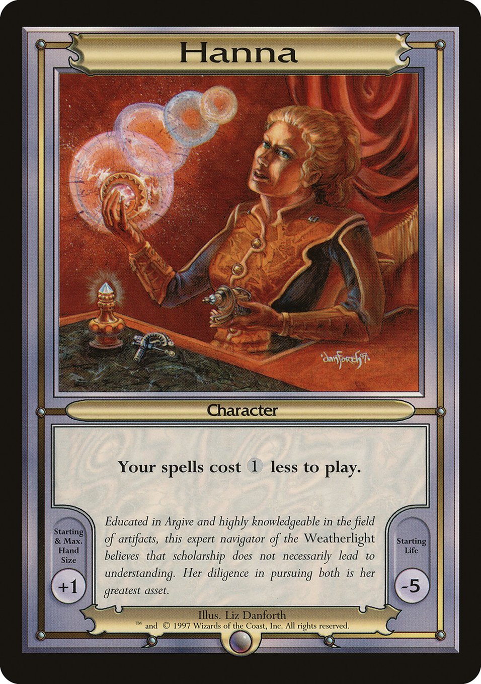 Magic the Gathering Card - Hanna - MTG Circle