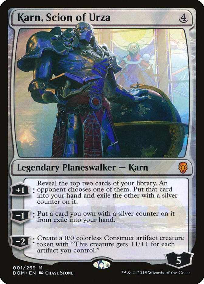 Magic the Gathering Card - Karn, Scion of Urza - MTG Circle