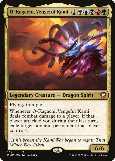 Magic the Gathering Card - O-Kagachi, Vengeful Kami - MTG Circle