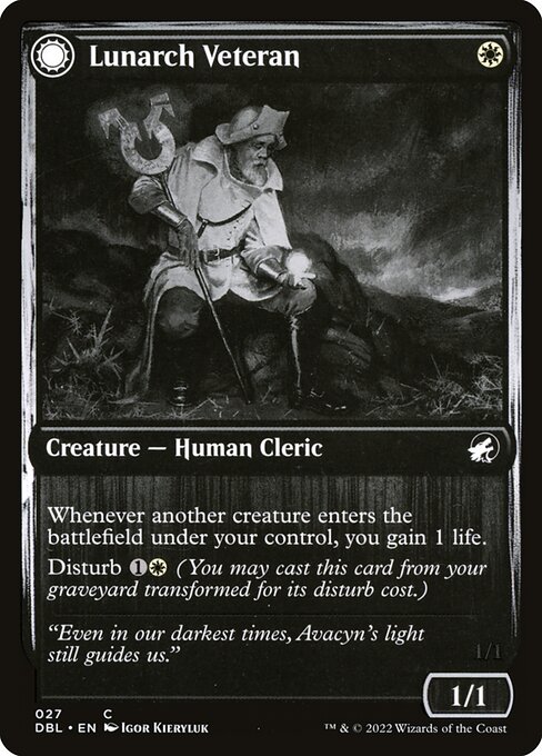 Magic the Gathering Card - Lunarch Veteran - MTG Circle