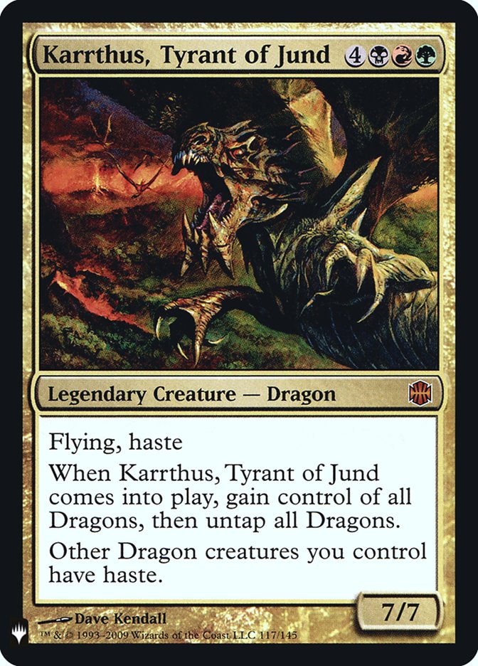 Magic the Gathering Card - Karrthus, Tyrant of Jund - MTG Circle