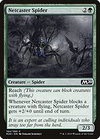 Magic the Gathering Card - Netcaster Spider - MTG Circle