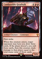 Magic the Gathering Card - Combustible Gearhulk - MTG Circle