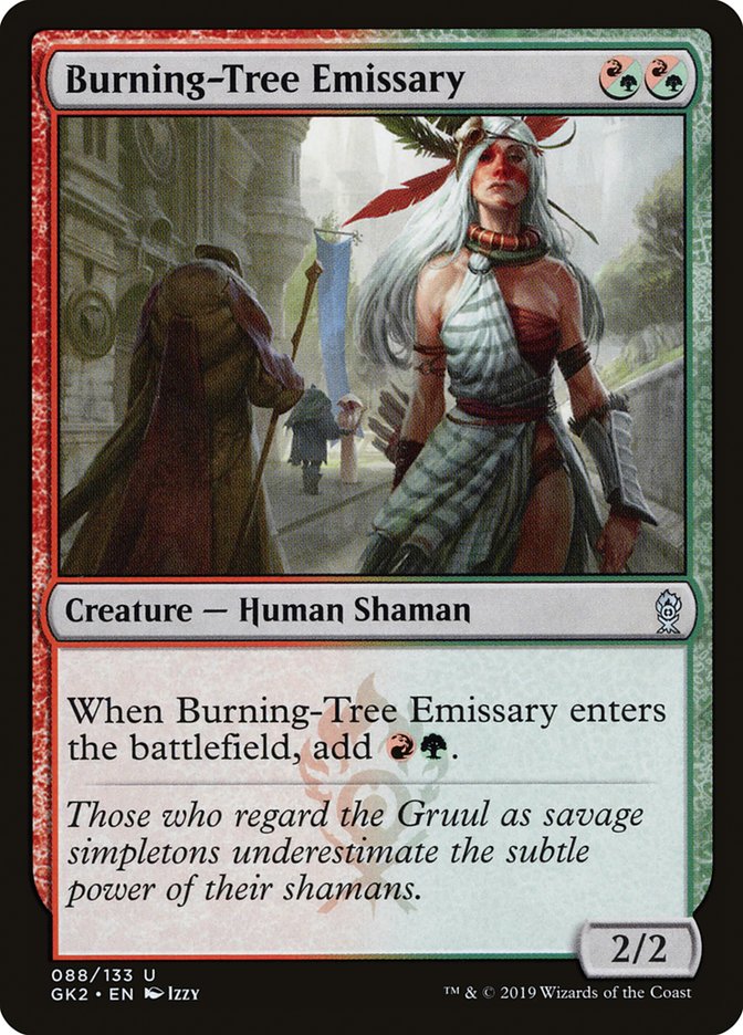 Magic the Gathering Card - Burning-Tree Emissary - MTG Circle