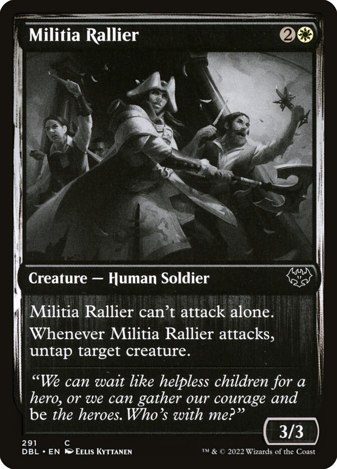 Magic the Gathering Card - Militia Rallier - MTG Circle