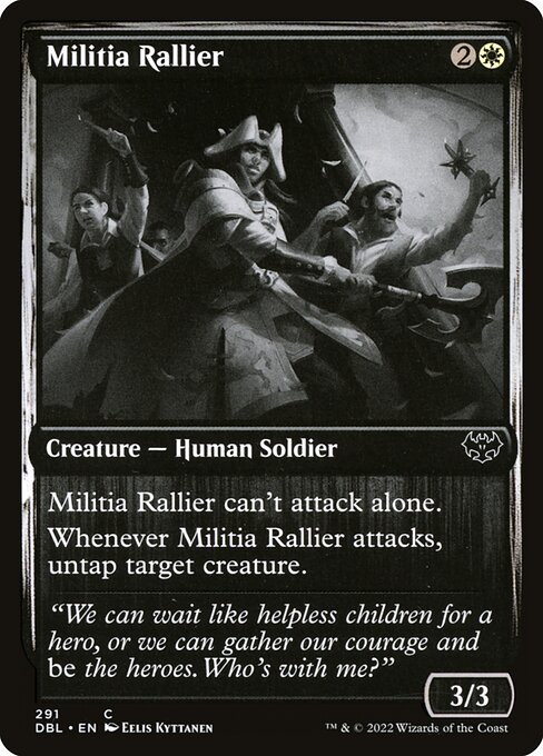 Magic the Gathering Card - Militia Rallier - MTG Circle