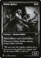 Magic the Gathering Card - Militia Rallier - MTG Circle