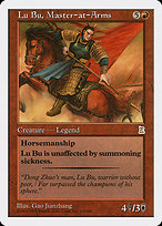 Magic the Gathering Card - Lu Bu, Master-at-Arms - MTG Circle