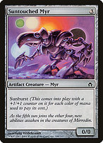 Magic the Gathering Card - Suntouched Myr - MTG Circle