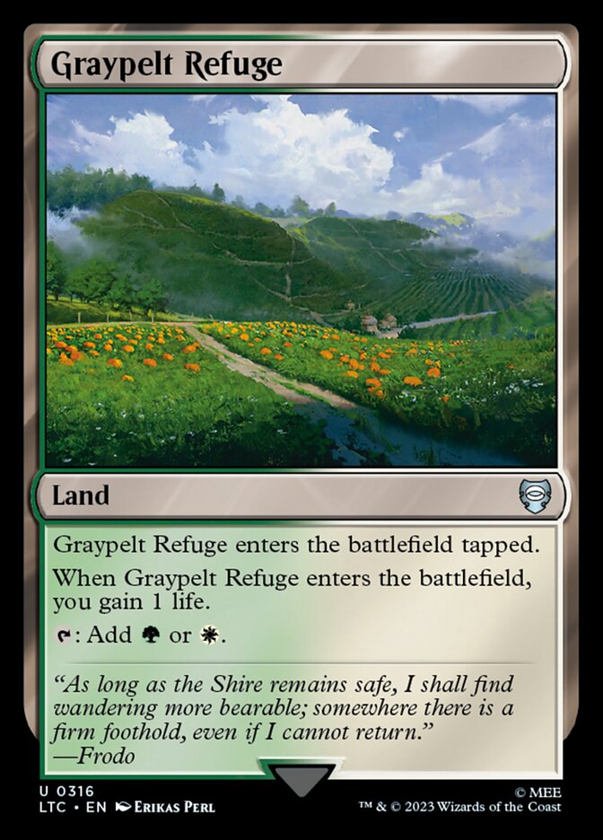 Magic the Gathering Card - Graypelt Refuge - MTG Circle