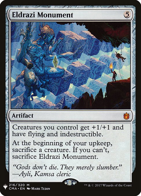 Magic the Gathering Card - Eldrazi Monument - MTG Circle