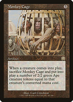 Magic the Gathering Card - Monkey Cage - MTG Circle