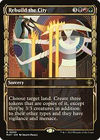 Magic the Gathering Card - Rebuild the City - MTG Circle