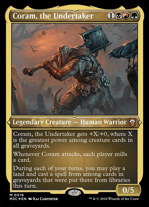 Magic the Gathering Card - Coram, the Undertaker - MTG Circle
