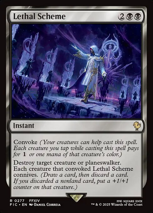 Magic the Gathering Card - Lethal Scheme - MTG Circle