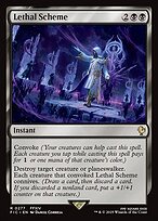 Magic the Gathering Card - Lethal Scheme - MTG Circle