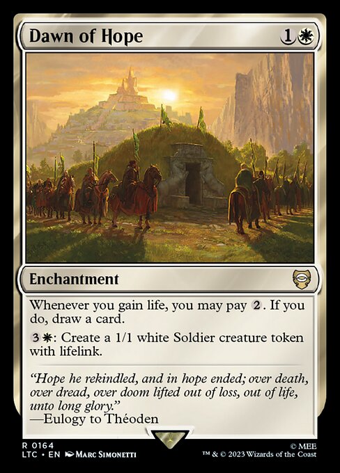 Magic the Gathering Card - Dawn of Hope - MTG Circle