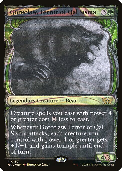 Magic the Gathering Card - Goreclaw, Terror of Qal Sisma - MTG Circle