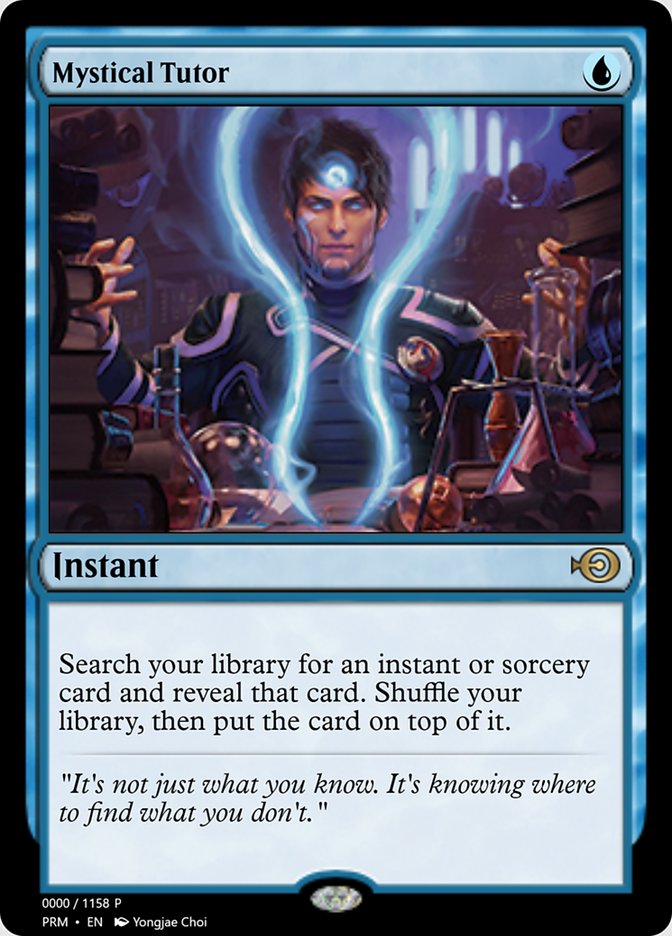 Magic the Gathering Card - Mystical Tutor - MTG Circle