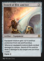 Magic the Gathering Card - Sword of Fire and Ice - MTG Circle