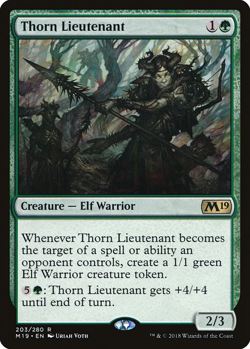 Magic the Gathering Card - Thorn Lieutenant - MTG Circle
