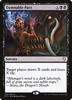 Magic the Gathering Card - Damnable Pact - MTG Circle