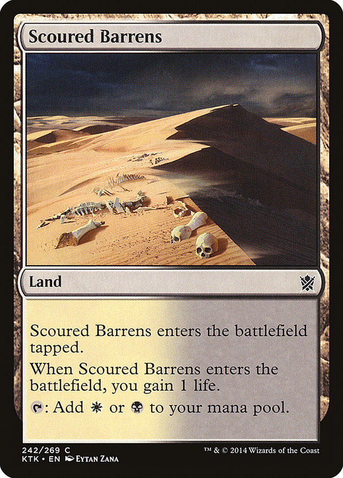 Magic the Gathering Card - Scoured Barrens - MTG Circle