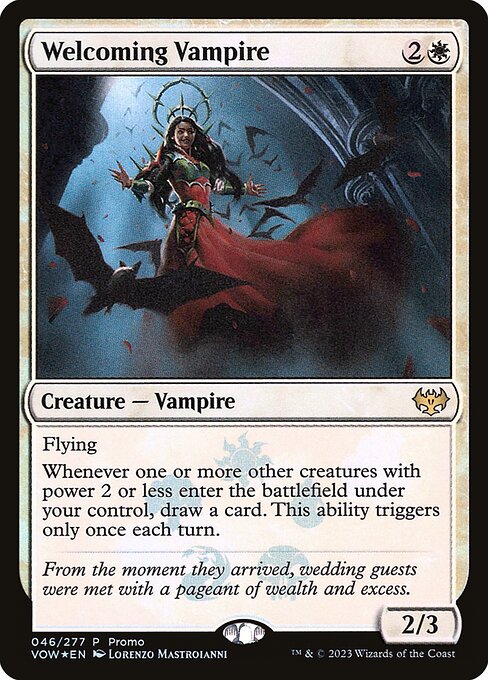 Magic the Gathering Card - Welcoming Vampire - MTG Circle