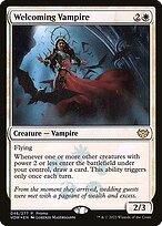 Magic the Gathering Card - Welcoming Vampire - MTG Circle