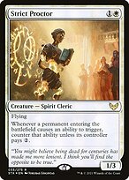 Magic the Gathering Card - Strict Proctor - MTG Circle