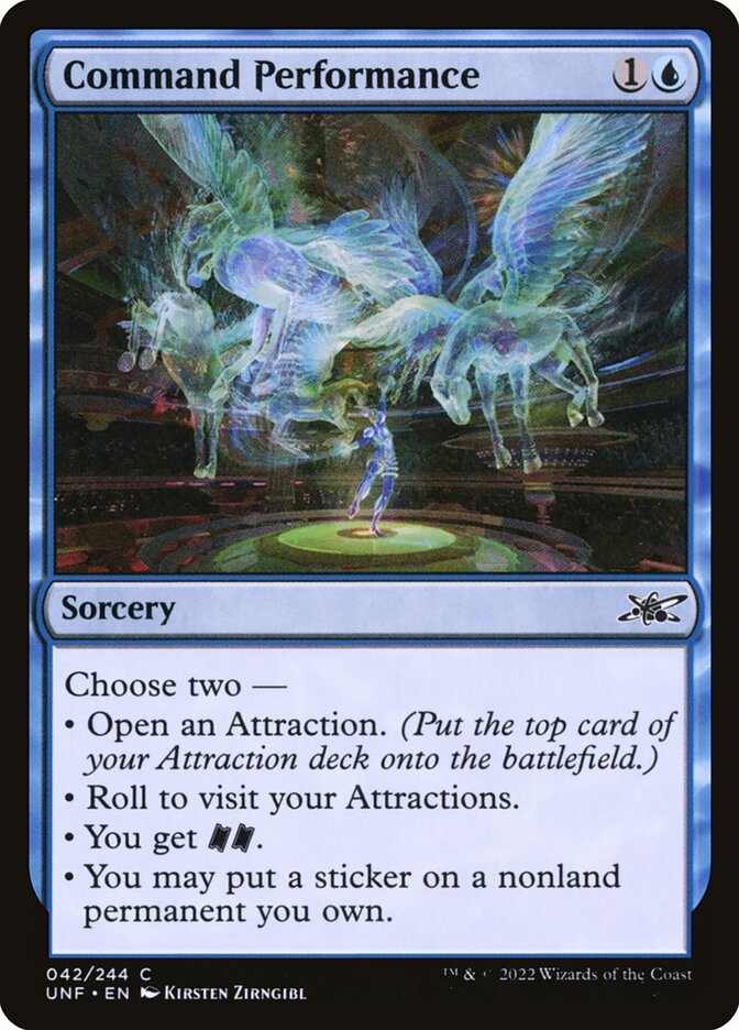 Magic the Gathering Card - Command Performance - MTG Circle