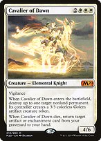 Magic the Gathering Card - Cavalier of Dawn - MTG Circle