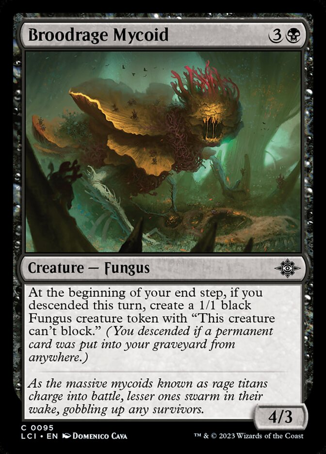 Magic the Gathering Card - Broodrage Mycoid - MTG Circle