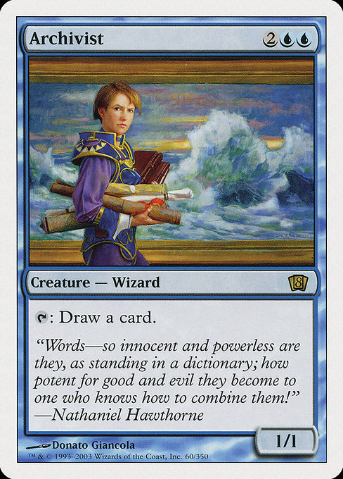 Magic the Gathering Card - Archivist - MTG Circle