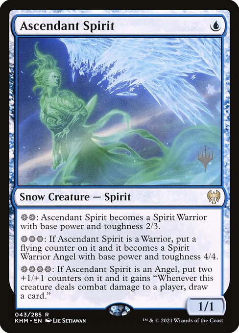 Magic the Gathering Card - Ascendant Spirit - MTG Circle