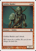 Magic the Gathering Card - Goblin Raider - MTG Circle