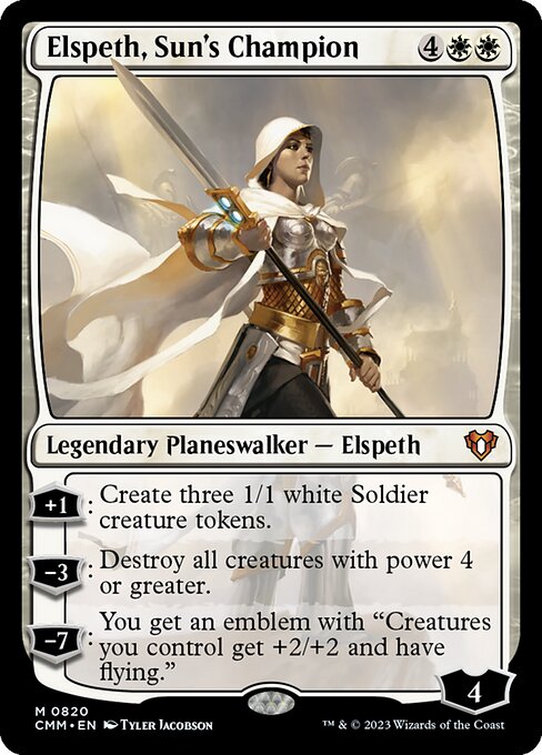 Magic the Gathering Card - Elspeth, Sun's Champion - MTG Circle