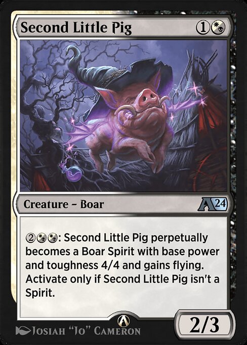 Magic the Gathering Card - Second Little Pig - MTG Circle