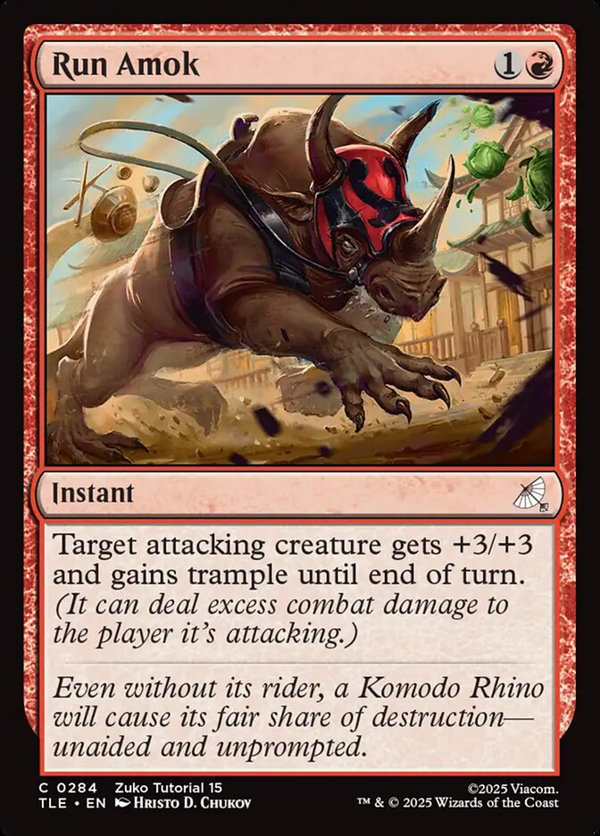 Magic the Gathering Card - Run Amok - MTG Circle