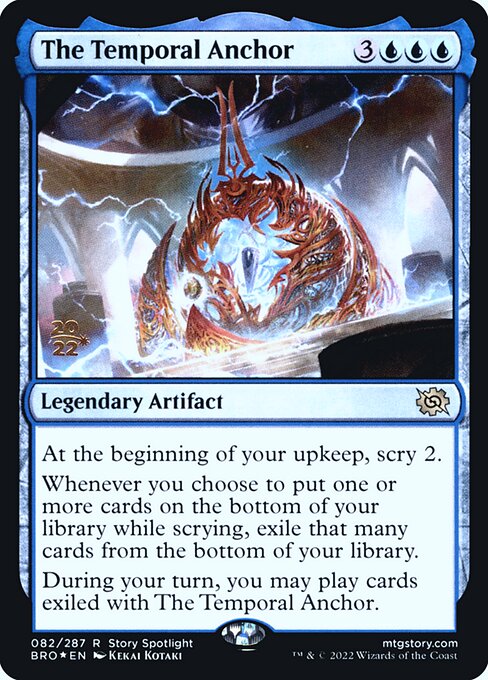 Magic the Gathering Card - The Temporal Anchor - MTG Circle