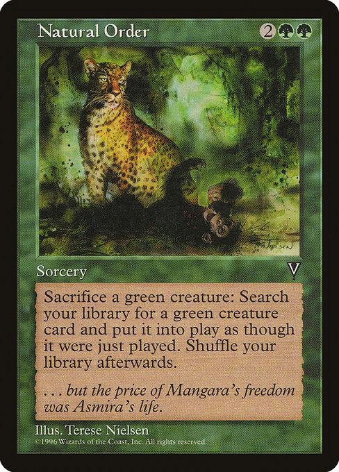 Magic the Gathering Card - Natural Order - MTG Circle