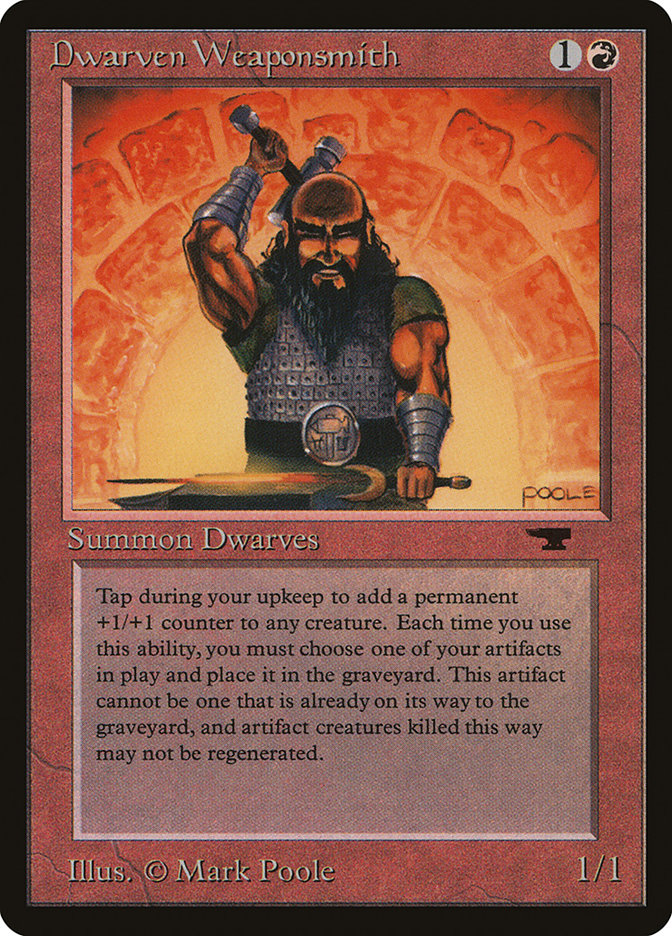 Magic the Gathering Card - Dwarven Weaponsmith - MTG Circle